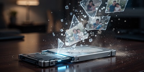 Onde falhas de disco afetam arquivos pessoais