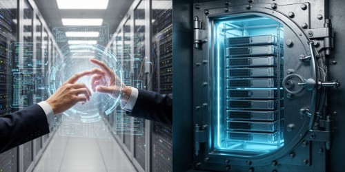 O que diferencia armazenamento de dados e backup