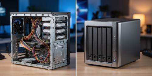 Como comparar NAS caseiro e NAS dedicado