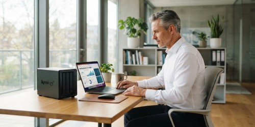 Servidor NAS para armazenar lâminas digitais em alta resolução