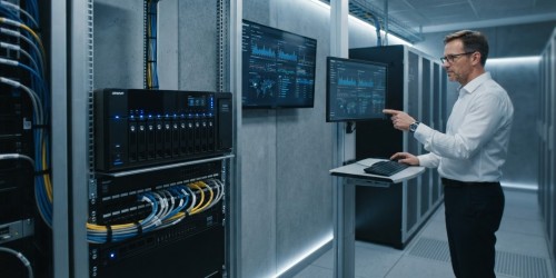 Servidor NAS para arquivos SMB em redes corporativas seguras