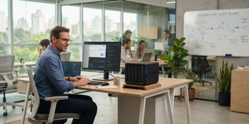 Servidor NAS para criar uma nuvem privada dentro da empresa