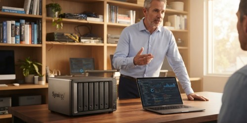 Servidor NAS para datasets usados em visão computacional