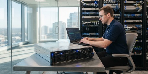Servidor NAS para iSCSI em aplicações e servidores de rede