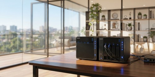 Servidor NAS para replicação de dados entre duas unidades