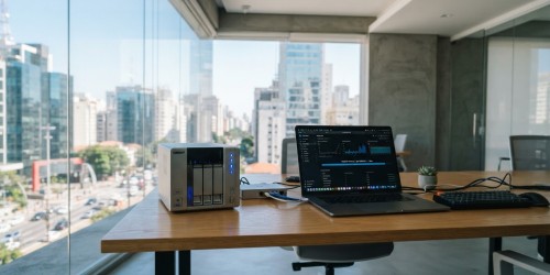 Servidor NAS com 10GbE para transferir arquivos grandes