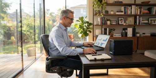 Servidor NAS para criar uma segunda cópia dos dados da empresa