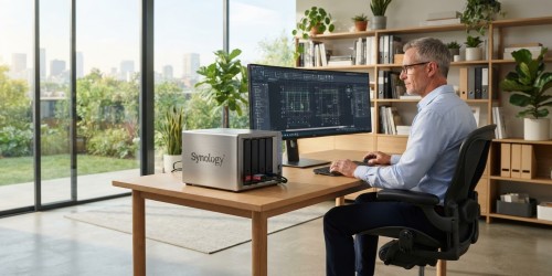 Servidor NAS para armazenar projetos de AutoCAD e engenharia