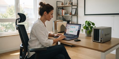 Servidor NAS para snapshots e recuperação rápida de arquivos