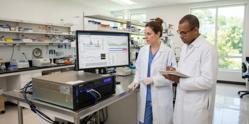 Servidor NAS para dados de genômica e análises laboratoriais