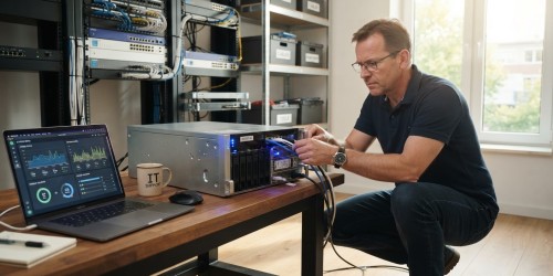 Servidor NAS para backup de computadores e servidores locais