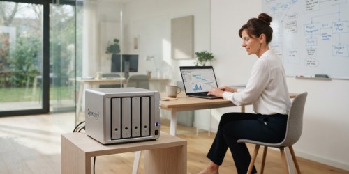 Servidor NAS para backup e recuperação de projetos corporativos
