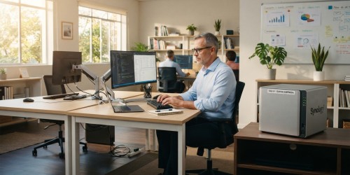 Servidor NAS para backup com segunda cópia de estações de trabalho