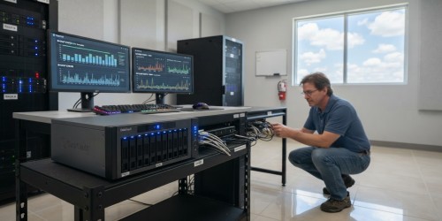 Servidor NAS para backup com segunda cópia de servidores Windows