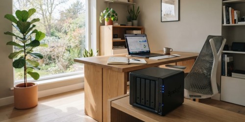 Servidor NAS para backup programado de projetos corporativos