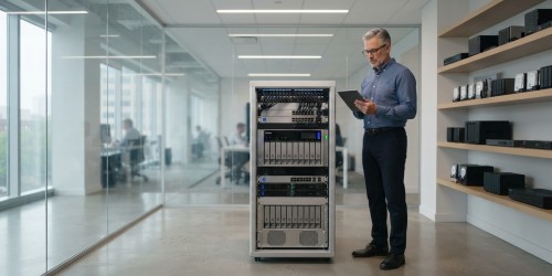 Servidor NAS para backup centralizado de dados corporativos