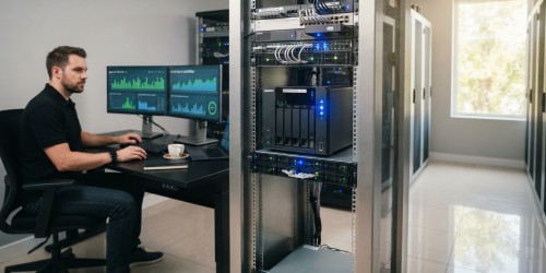 Servidor NAS para backup com segunda cópia de máquinas virtuais