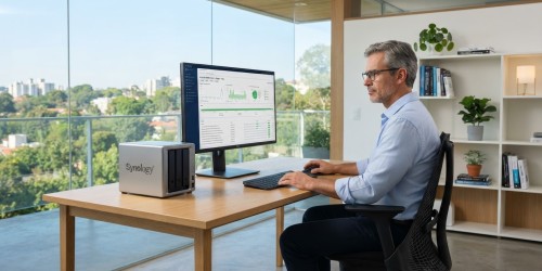 Servidor NAS para backup com versionamento de arquivos da empresa