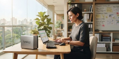 Servidor NAS para backup programado de documentos internos