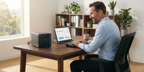 Servidor NAS para backup programado de estações de trabalho