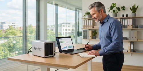 Servidor NAS para backup com versionamento de projetos corporativos