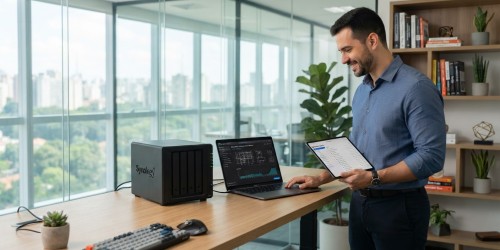Servidor NAS para backup com versionamento de arquivos CAD