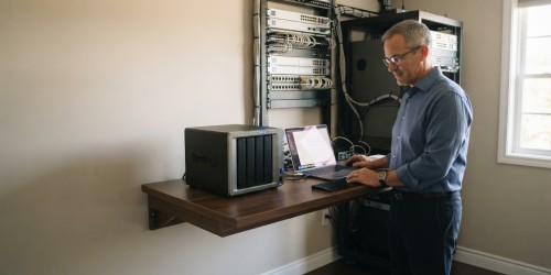 Servidor NAS para backup programado de servidores locais