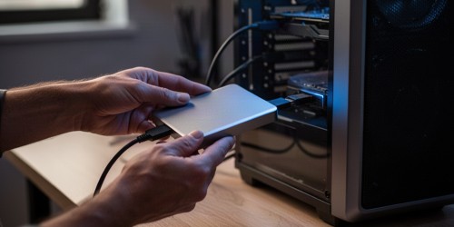 Como fazer backup de um HD externo?