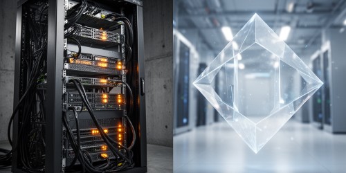 Como um servidor físico difere de uma máquina virtual?