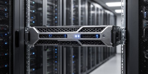 Como um servidor rackmount economiza espaço?