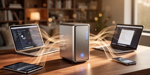 Como o storage NAS compartilha arquivos?