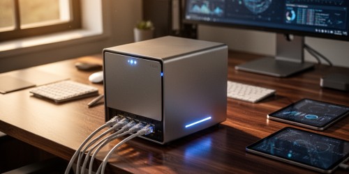 Como um NAS D-Link centraliza arquivos?
