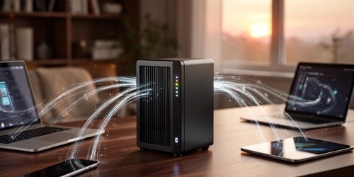 Quando um NAS D-Link centraliza arquivos simples?