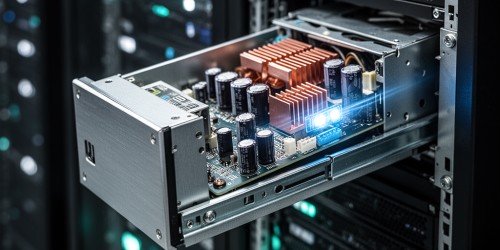 Como a PSU de servidor protege a operação?