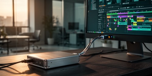 Onde o storage Thunderbolt acelera edição e arquivos grandes?