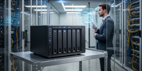 Quando um NAS de 8 baias atende empresas?