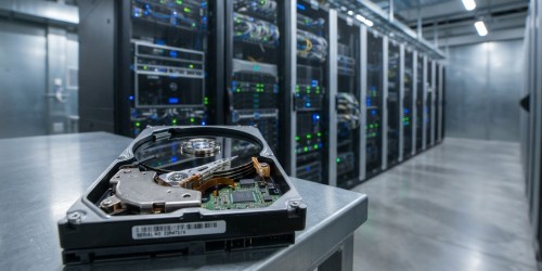 Como HDDs funcionam em um storage?