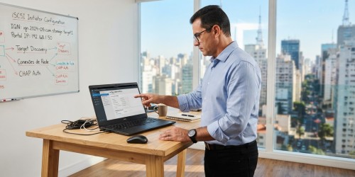 Como escolher um iSCSI initiator compatível com o storage