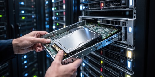 Como o hot swap evita paradas durante a manutenção do storage