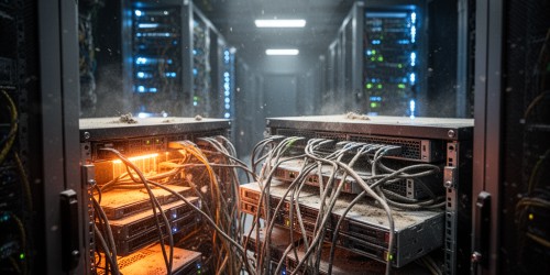 Quais riscos existem ao usar storage produtivo como arquivo morto