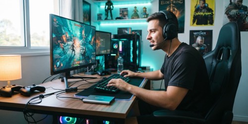 Por que usar um SSD externo para gamers melhora o desempenho dos jogos?