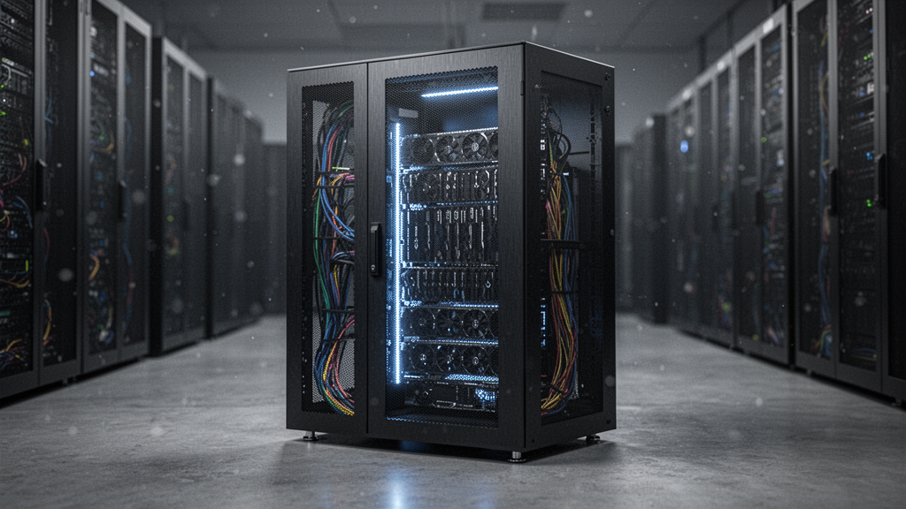 O que define um rack inteligente para IA privada?