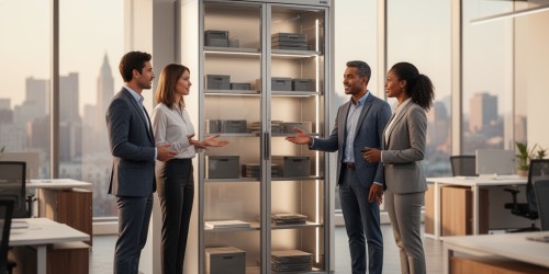 Como explicar smart cabinet para gestores de empresas médias