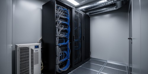 Como montar sala técnica compacta com climatização dedicada
