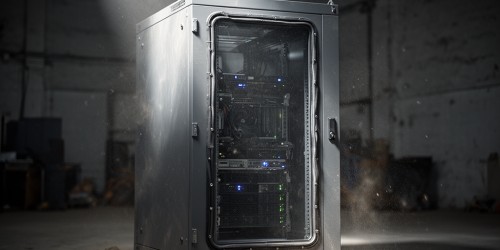 Rack IP54 barato protege servidores contra poeira e umidade?