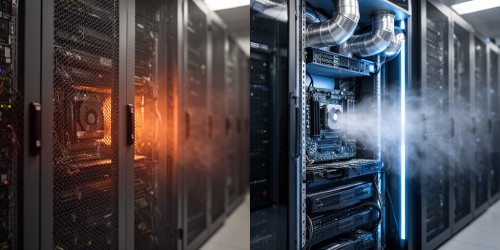 O que muda entre rack ventilado e rack com ar de precisão