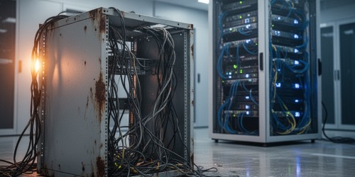 Rack barato para CPD: diferenças que impactam a disponibilidade