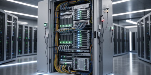 Quais componentes tornam um rack inteligente completo