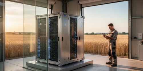 Onde usar micro data center em fazendas e agroindústrias