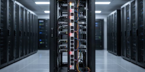 Comprar rack com PDU gerenciável e proteção contra surtos